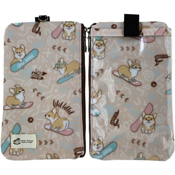 Uma Hana Accessories - Waterproof Corgi Phone Case Pouch W/ Neck Strap
